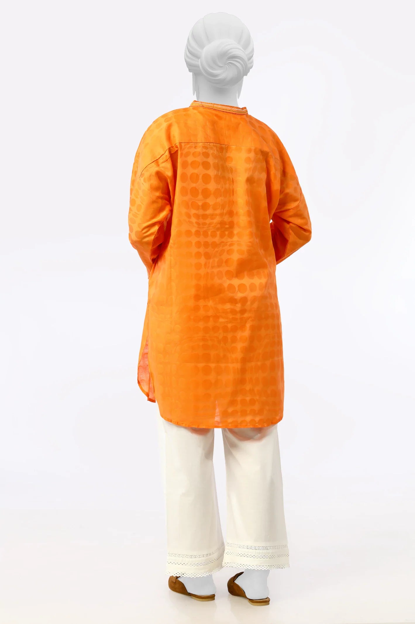 Orange Stylised Kurti From Sohaye By Diners