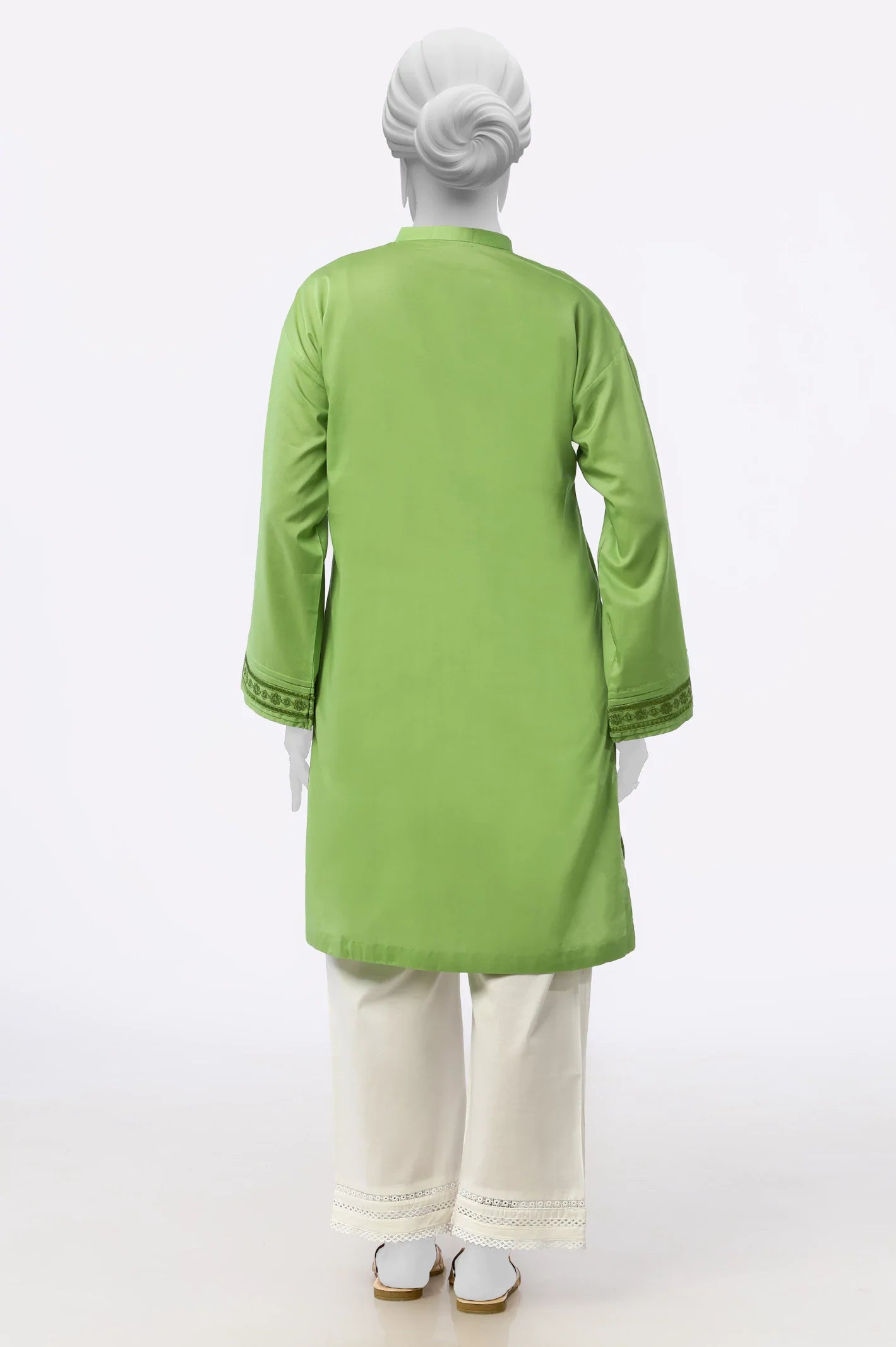 Light Green Stylised Kurti From Sohaye By Diners