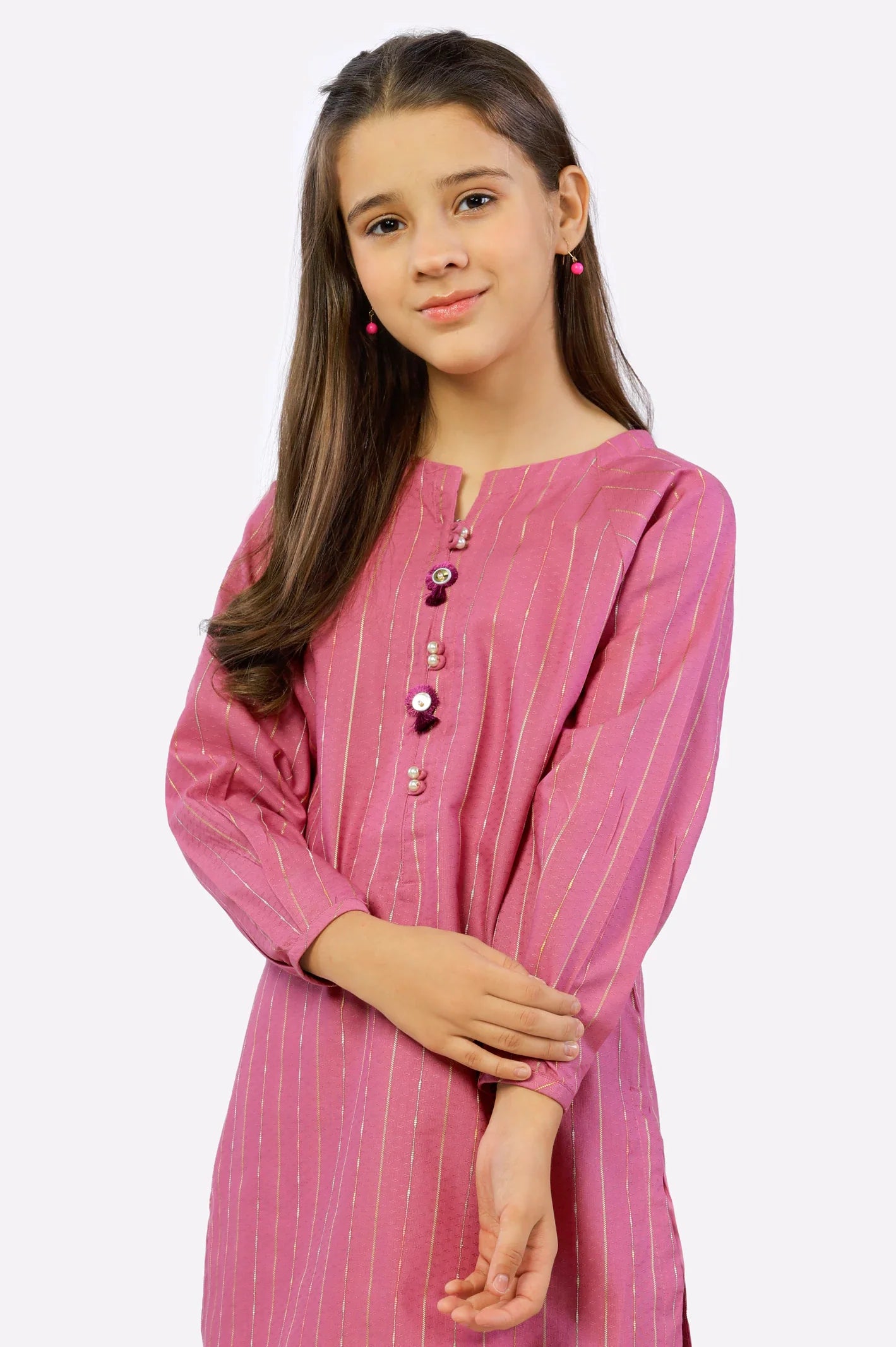 Purple Dobby Dyed Teens 2PC Suit From Sohaye By Diners