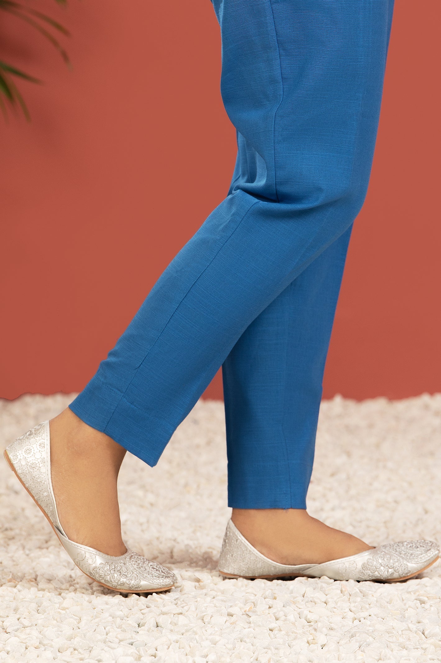 Blue Khaddar Trouser From Sohaye By Diners