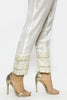 Beige Cotton Silk Trouser From Sohaye By Diners
