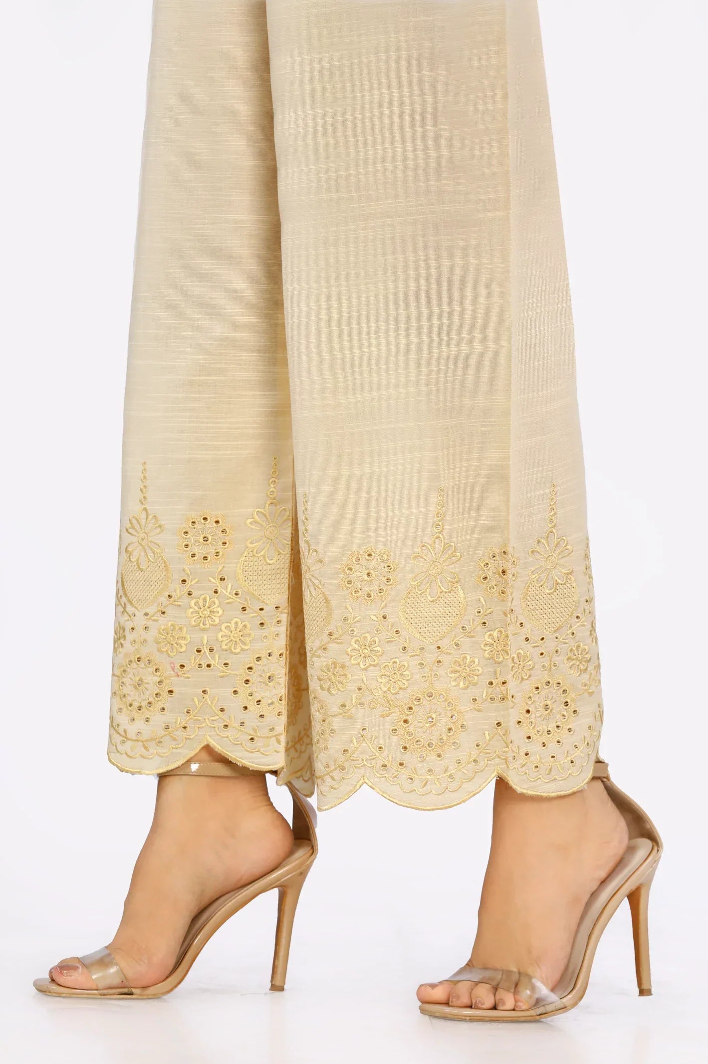 Khaddar Embroidered Trouser From Sohaye By Diners