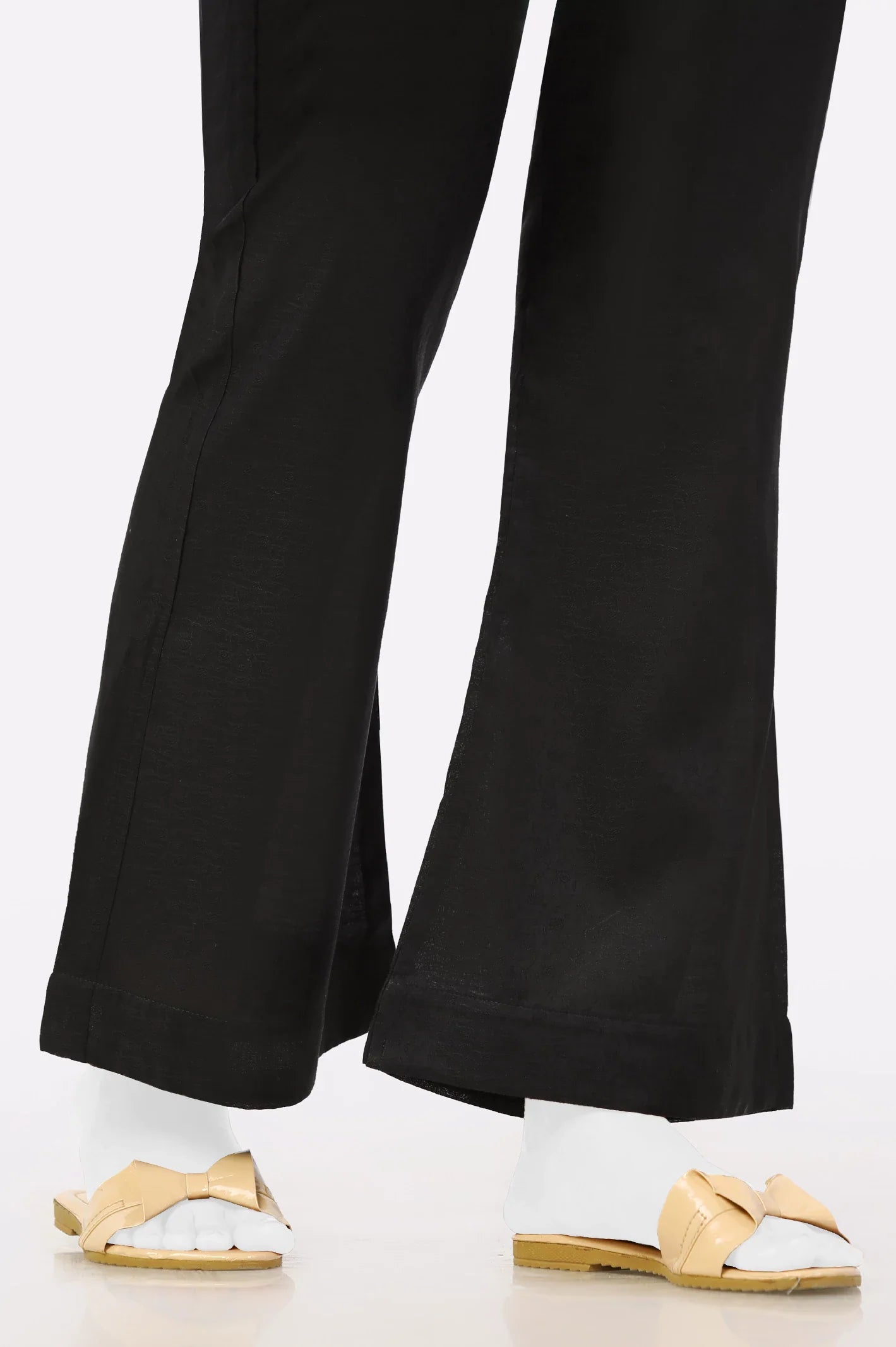 Black Plain Trouser From Sohaye By Diners