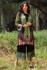 2PC Unstitched Viscose Printed