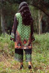 2PC Unstitched Viscose Printed