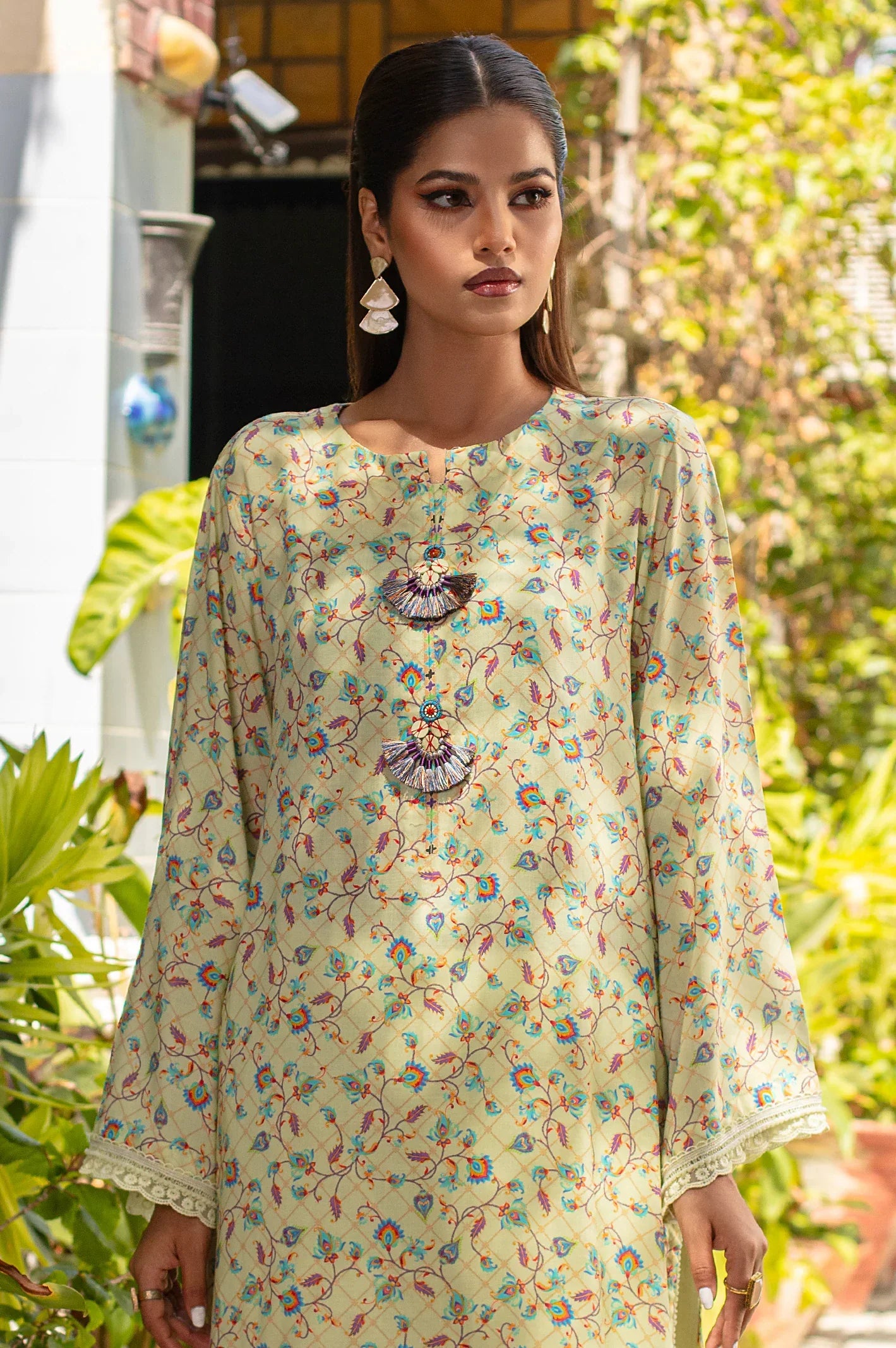 Viscose Digital Printed 2PC Unstitched Suit From Sohaye By Diners