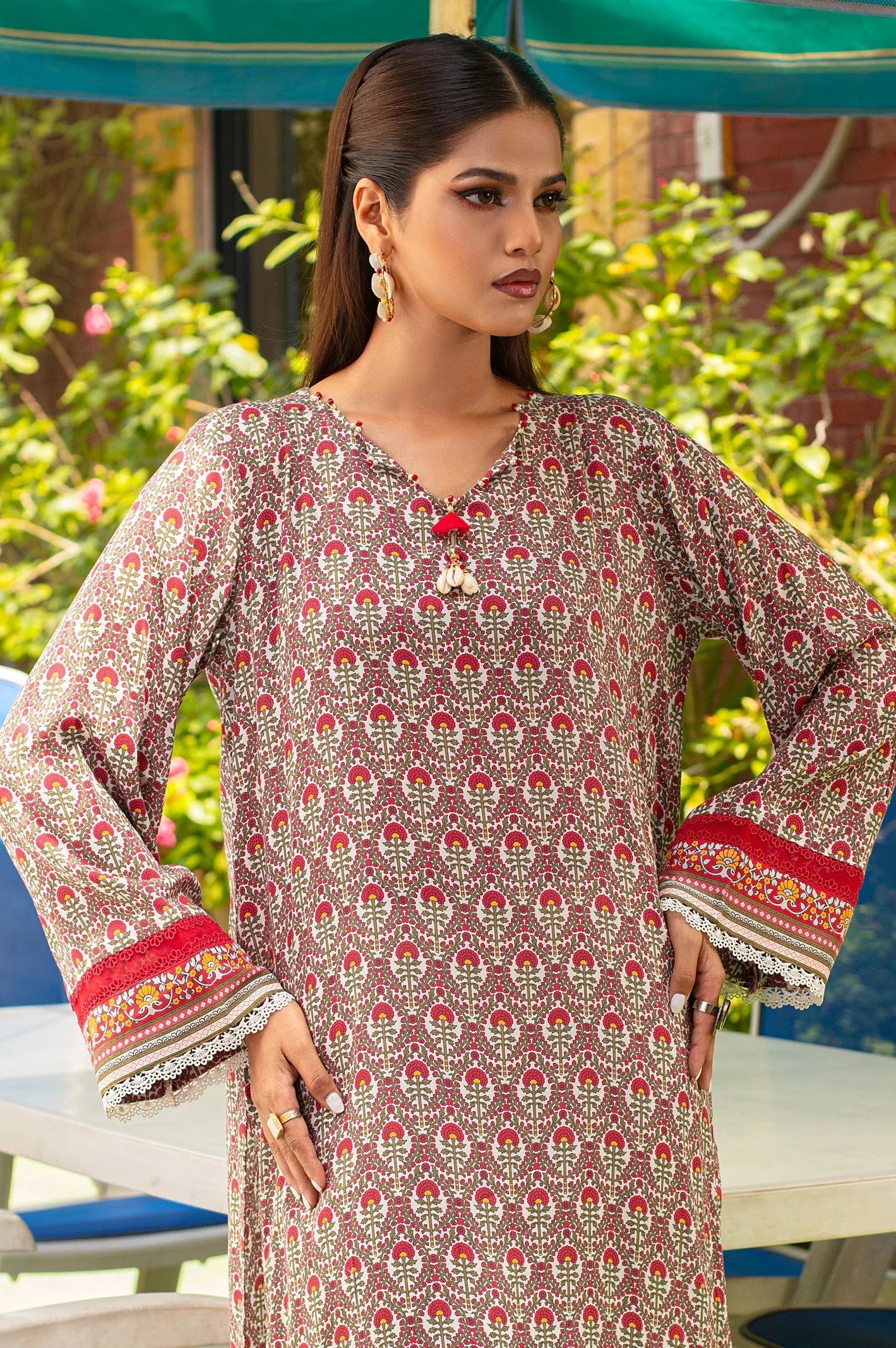 Viscose Digital Printed 2PC Unstitched Suit From Sohaye By Diners